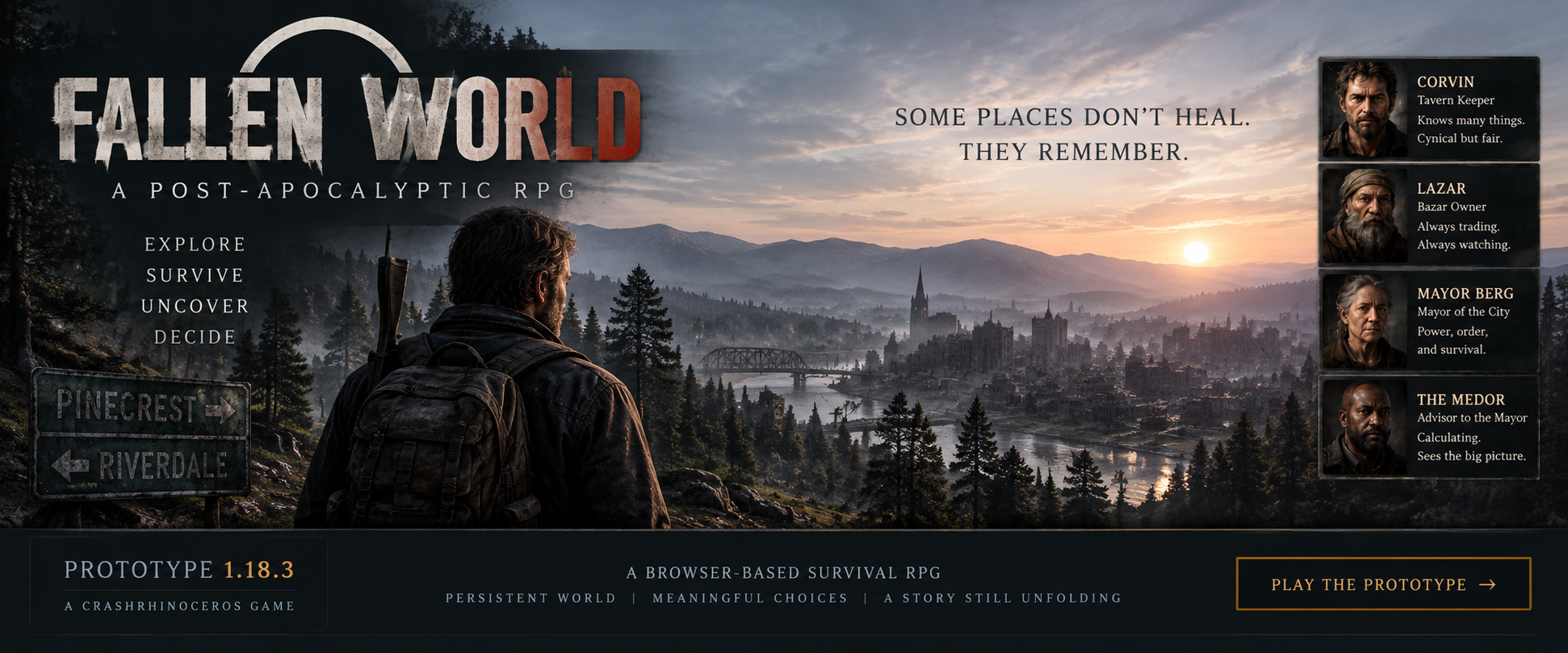 Fallen World post-apocalyptic RPG prototype
